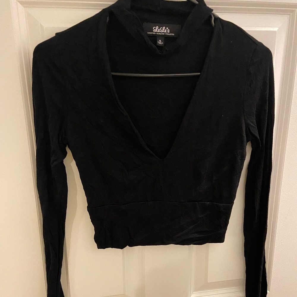 Lulus choker crop top